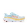 Women's/Men's Hoka Bondi 8 Road-Running Shoes White/White