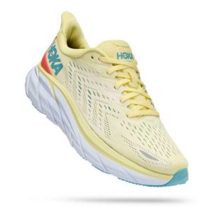 Women's/Men's Hoka One One Clifton 8 YELLOW PEAR / SWEET CORN