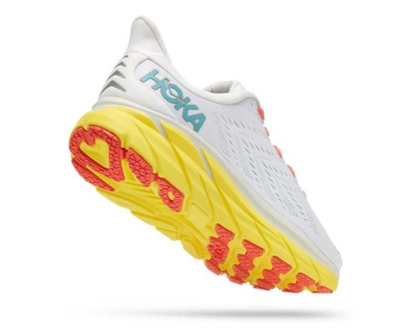 Women's/Men's Hoka One One Clifton 8 LANC DE BLANC / ILLUMINATING