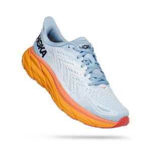 Women's/Men's Hoka Clifton 8 - Laufschue - Frauen - Summer Song/ice Flow