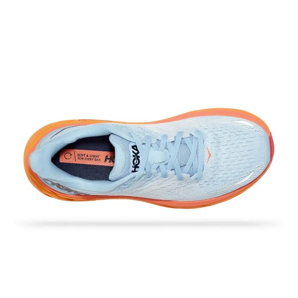 Women's/Men's Hoka Clifton 8 - Laufschue - Frauen - Summer Song/ice Flow