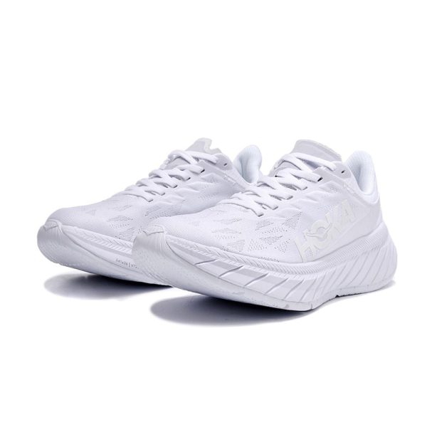 Women's/Men's Hoka Carbon X 2 Road-Running Shoes (unisex) White