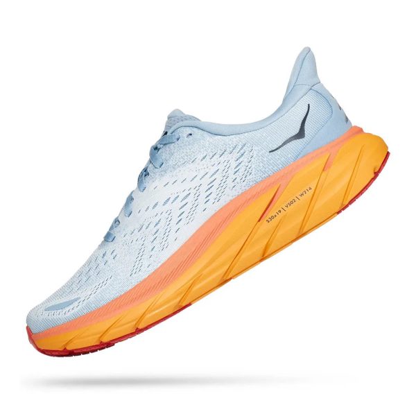 Women's/Men's Hoka Clifton 8 - Laufschue - Frauen - Summer Song/ice Flow