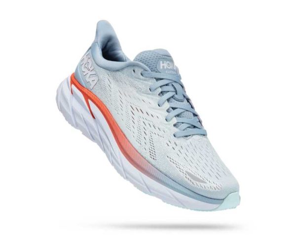 Women's Hoka One One Clifton 8 BLUE FOG/PLEIN AIR