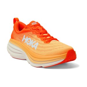 Women's/Men's Hoka Bondi 8 Road-Running Shoes Puffins Bill/Amber Yellow