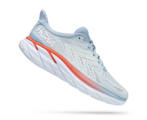 Women's Hoka One One Clifton 8 BLUE FOG/PLEIN AIR