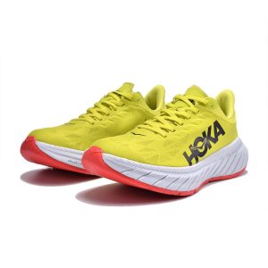 Women's/Men's Hoka Carbon X 2 Road-Running Shoes (unisex) Yellow