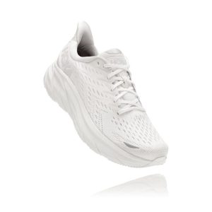 Women's/Men's Hoka One One Clifton 8 White / White