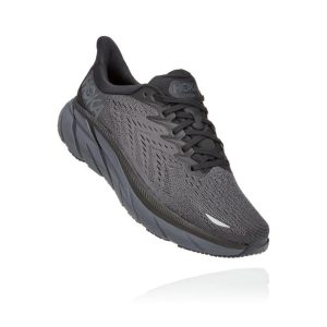 Women's/Men's Hoka One One Clifton 8 Black / Black