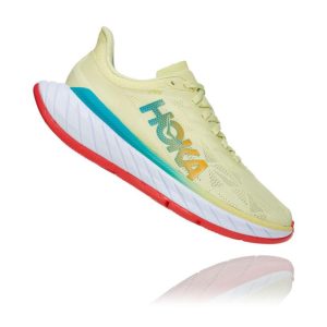 Women's/Men's Hoka One One Carbon X 2 Luminary Green / Hot Coral