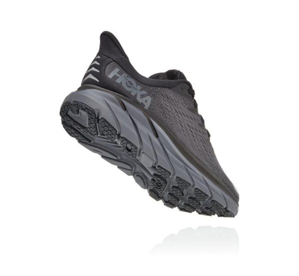 Women's/Men's Hoka One One Clifton 8 Black / Black