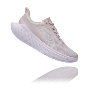 Women's/Men's Hoka One One Carbon X 2 NIMBUS CLOUD / WHITE