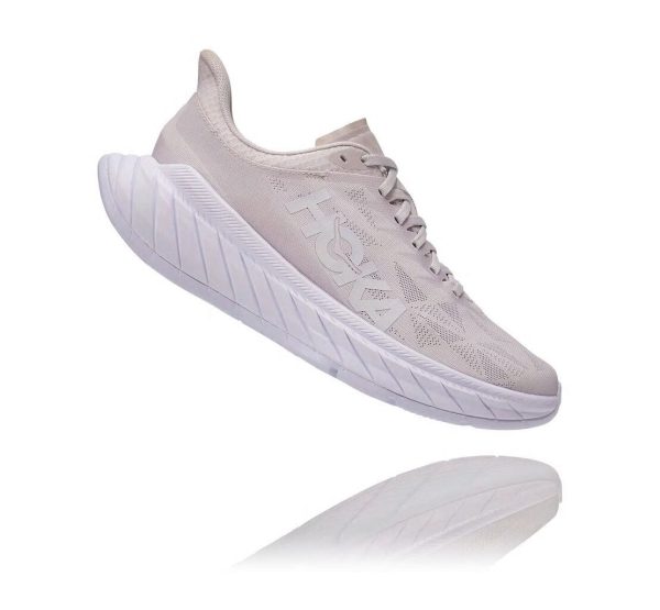 Women's/Men's Hoka One One Carbon X 2 NIMBUS CLOUD / WHITE