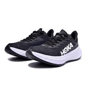 Women's/Men's Hoka Carbon X 2 Road-Running Shoes (unisex) Black/White