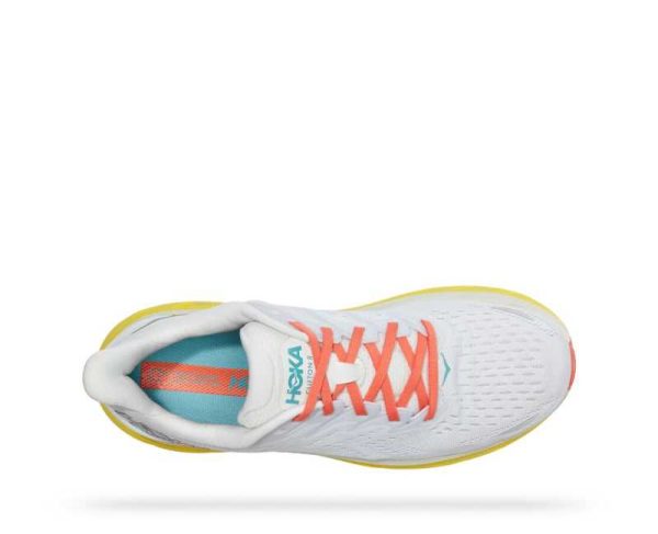 Women's/Men's Hoka One One Clifton 8 LANC DE BLANC / ILLUMINATING